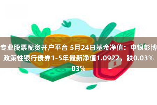 专业股票配资开户平台 5月24日基金净值：中银彭博政策性银行债券1-5年最新净值1.0922，跌0.03%