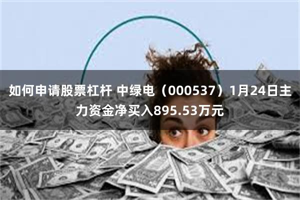 如何申请股票杠杆 中绿电（000537）1月24日主力资金净买入895.53万元